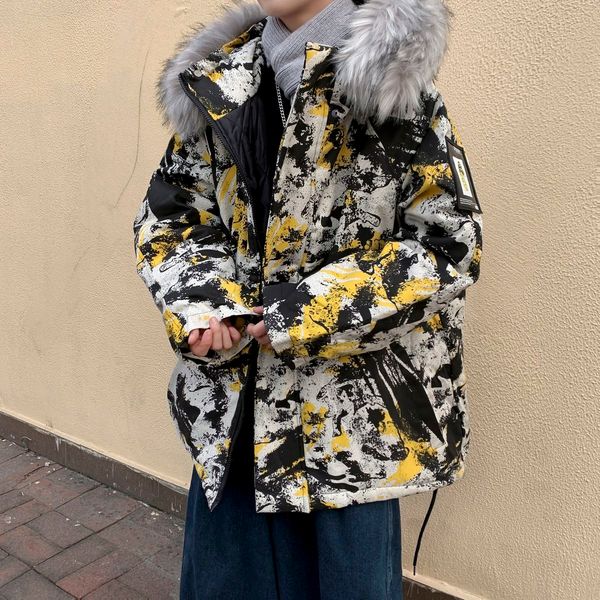 coat 2021 men's autumn new cotton-style cotton quilted jacket male hair collar 20yy, Black
coat 2021 men's autumn new cotton-style cotton quilted jacket male hair collar 20yy, Black