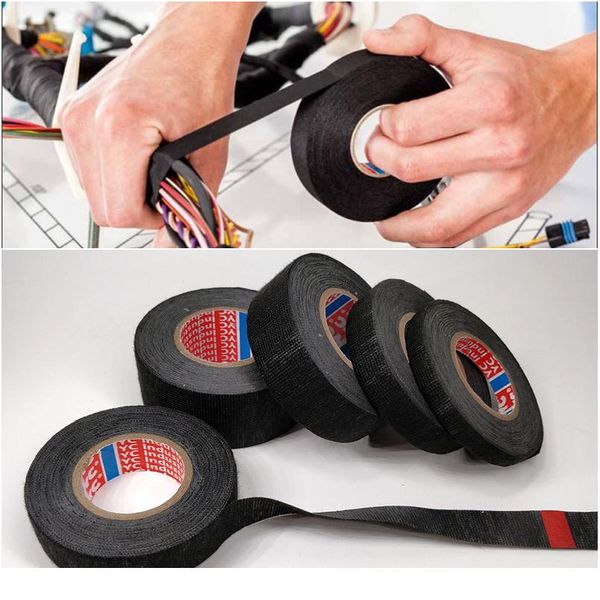 15m electrical insulation tape 9/15/19/25/32 width heat-resistant looms wiring harness tape pet bundle flame retard wmtnza, Black;brown
15m electrical insulation tape 9/15/19/25/32 width heat-resistant looms wiring harness tape pet bundle flame retard wmtnza, Black;brown
