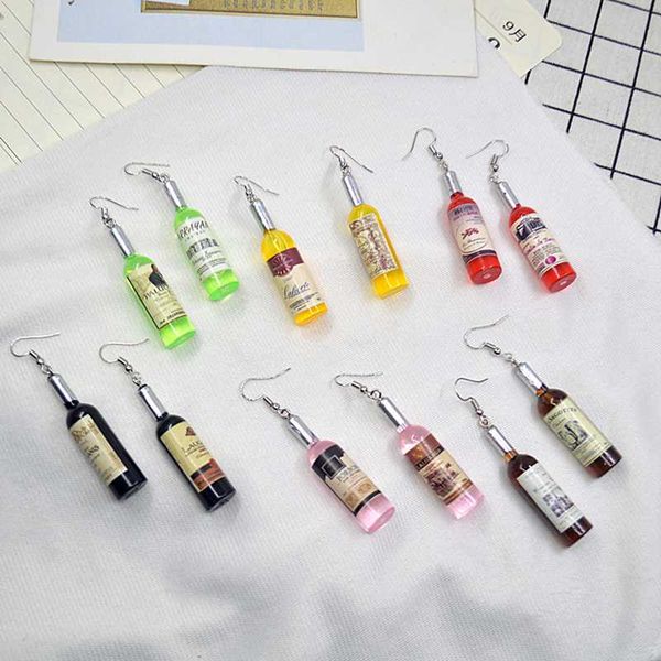 heeda korean harajuku style creative wine bottle pendant drop earrings for women fun nightclubs bars earring punk rock jewelry, Silver
heeda korean harajuku style creative wine bottle pendant drop earrings for women fun nightclubs bars earring punk rock jewelry, Silver