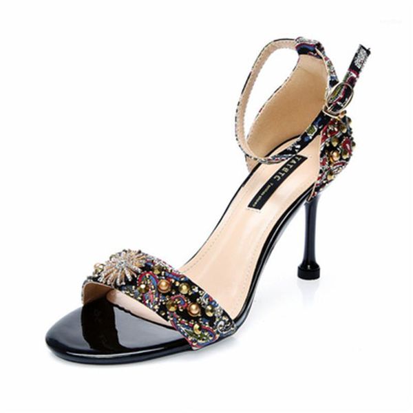 summer 2020 daily open-toed luxury rivet rhinestone sandals color matching stiletto princess high heels1, Black
summer 2020 daily open-toed luxury rivet rhinestone sandals color matching stiletto princess high heels1, Black