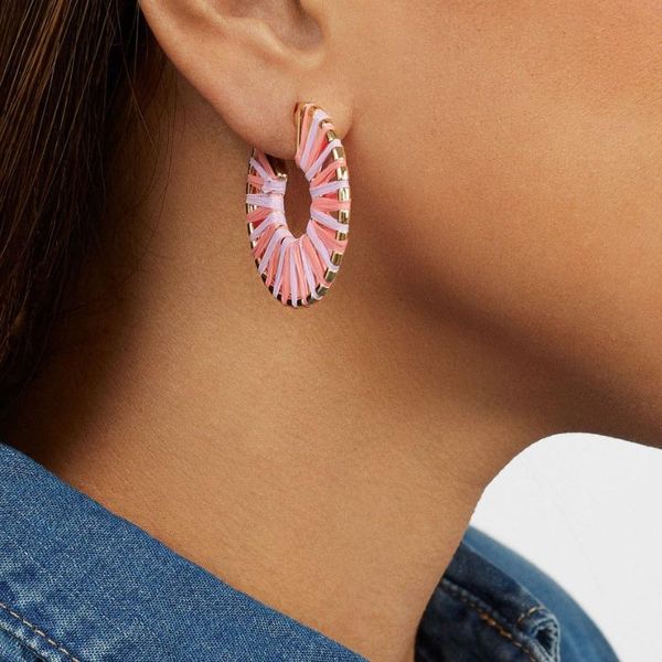 fashion jewelry summer fancy hoop earring mix color block straw raffia statement earrings for women, Golden;silver
fashion jewelry summer fancy hoop earring mix color block straw raffia statement earrings for women, Golden;silver