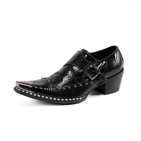 dress shoes made by designers, men's wear, social leather shoes, official pointed high price hook1, Black
dress shoes made by designers, men's wear, social leather shoes, official pointed high price hook1, Black