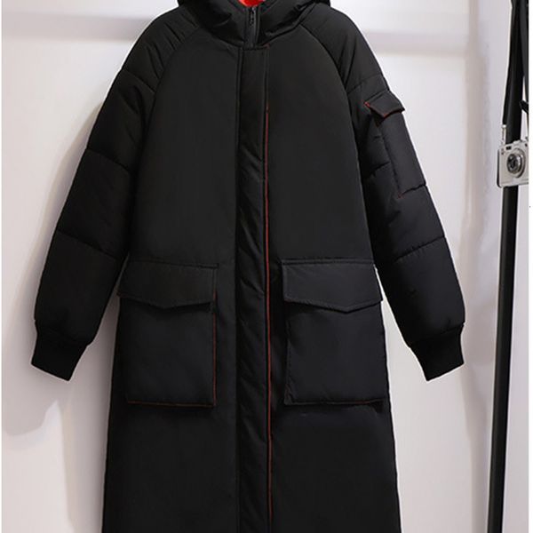2021 new winter women's clothes size big sister fat long section cotton on the knee and zipper thin outer trade ho8s, Black
2021 new winter women's clothes size big sister fat long section cotton on the knee and zipper thin outer trade ho8s, Black
