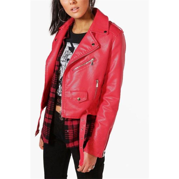 женская кожаная куртка solid color turn down воротник zipper кожезаменитель coat high street тонкий полупальто, Black
женская кожаная куртка solid color turn down воротник zipper кожезаменитель coat high street тонкий полупальто, Black