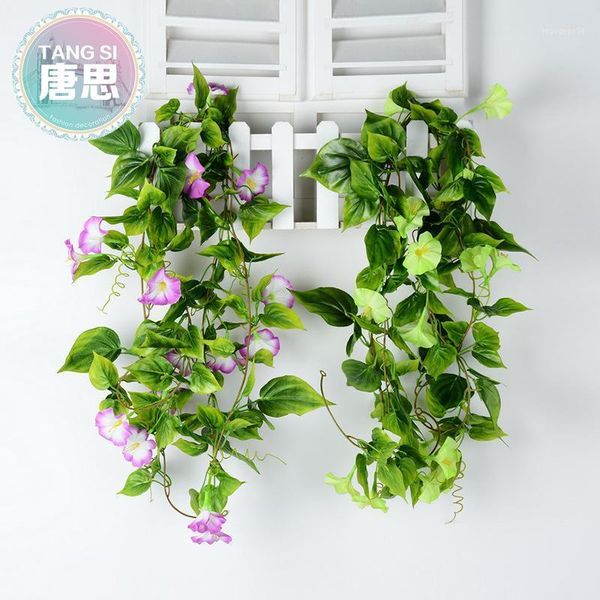 new style grade fang zhen hua teng morning glory morning glory decoration encryption artificial flower leaf vine rattan1
new style grade fang zhen hua teng morning glory morning glory decoration encryption artificial flower leaf vine rattan1