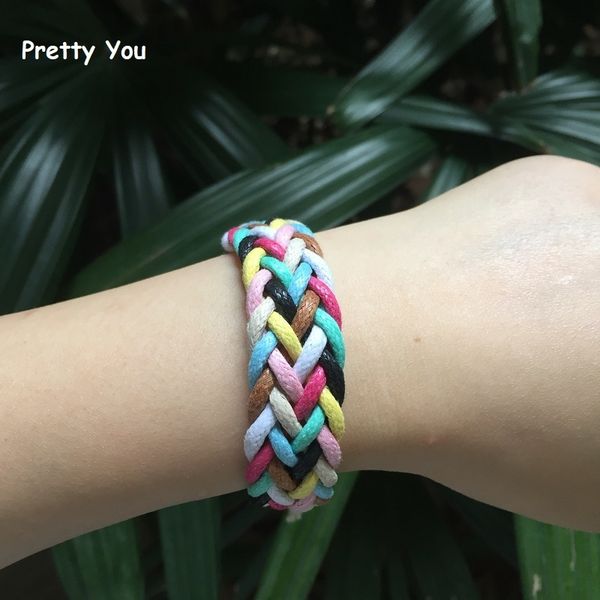 friends braided gift bracelet handmade for rainbow women rope men and family christmas lucky charm jewelry
friends braided gift bracelet handmade for rainbow women rope men and family christmas lucky charm jewelry
