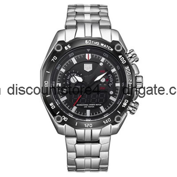 tvg3168 men's electronic quartz double movement watch multi function stainless steel men's watch calendar alarm clock watch, Slivery;brown
tvg3168 men's electronic quartz double movement watch multi function stainless steel men's watch calendar alarm clock watch, Slivery;brown