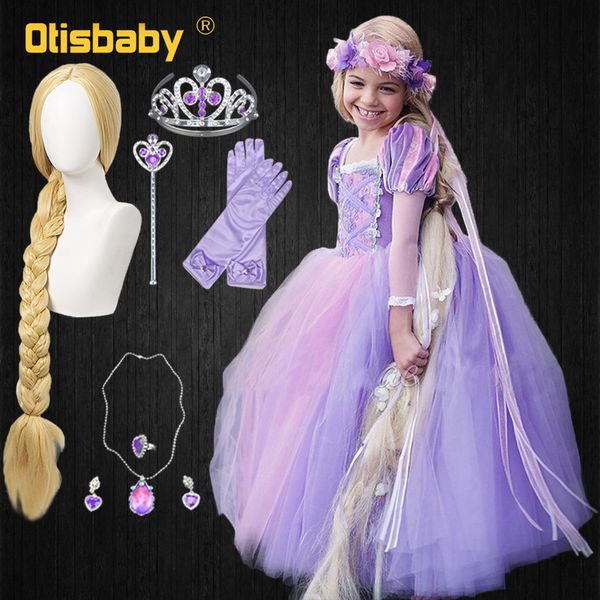 girl rapunzel wig + princess dress halloween child sleeping beauty cosplay sofia tulle tutu ball gown kids clothing 200930, Blue
girl rapunzel wig + princess dress halloween child sleeping beauty cosplay sofia tulle tutu ball gown kids clothing 200930, Blue