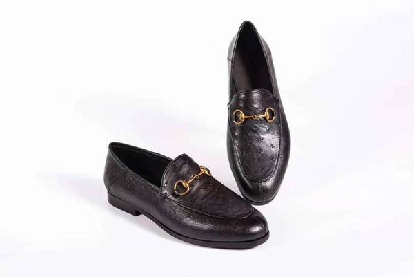 high end quality newly genuine real ostich skin black color men fashion business dress shoe with super soft sneaker shoe base1
high end quality newly genuine real ostich skin black color men fashion business dress shoe with super soft sneaker shoe base1