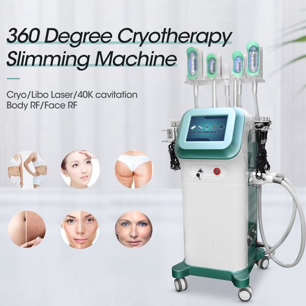 360 degree cryotherapy slimming machine cryo/libo laser/40k cavitation body rf/ face rf beauty equipment skin tightening machine wholesale
360 degree cryotherapy slimming machine cryo/libo laser/40k cavitation body rf/ face rf beauty equipment skin tightening machine wholesale