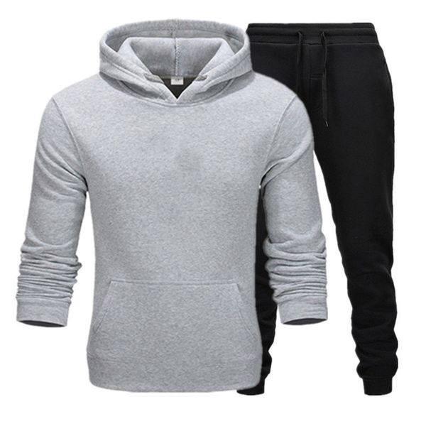 men's pullovers sweater cotton men tracksuits hoodie two pieces + pants sports suit mens fashion designer spring autumn tracksuits, Gray
men's pullovers sweater cotton men tracksuits hoodie two pieces + pants sports suit mens fashion designer spring autumn tracksuits, Gray