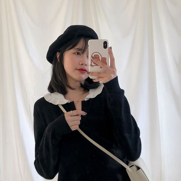 congye 2019 зима нового женского пуловер dresslong юбка долго skirtkorean длина платья версии средней простой пуловер мода шерсть платье 196, Black;gray
congye 2019 зима нового женского пуловер dresslong юбка долго skirtkorean длина платья версии средней простой пуловер мода шерсть платье 196, Black;gray