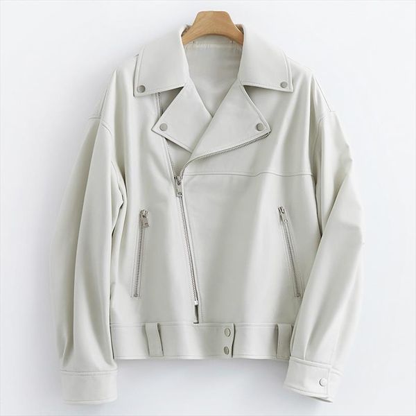 white black leather biker jacket women long sleeve zipper faux leather jackets women plus size moto jacket 5xl
white black leather biker jacket women long sleeve zipper faux leather jackets women plus size moto jacket 5xl