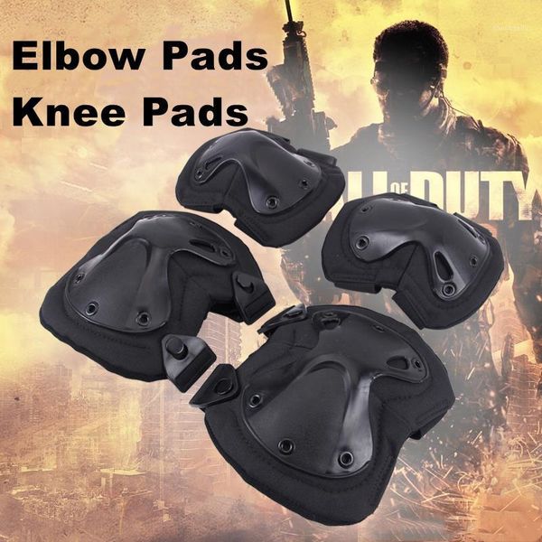 elbow & knee pads tactical kneepads army support brace outdoor sports hunting skating cs training protector1, Black;gray
elbow & knee pads tactical kneepads army support brace outdoor sports hunting skating cs training protector1, Black;gray