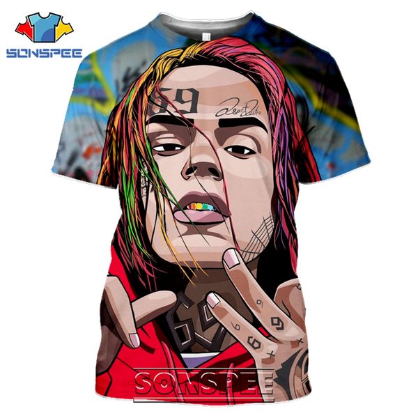 6ix9ine cartoon rapper 3d print shirts aesthetic harajuku funny men clothing
6ix9ine cartoon rapper 3d print shirts aesthetic harajuku funny men clothing