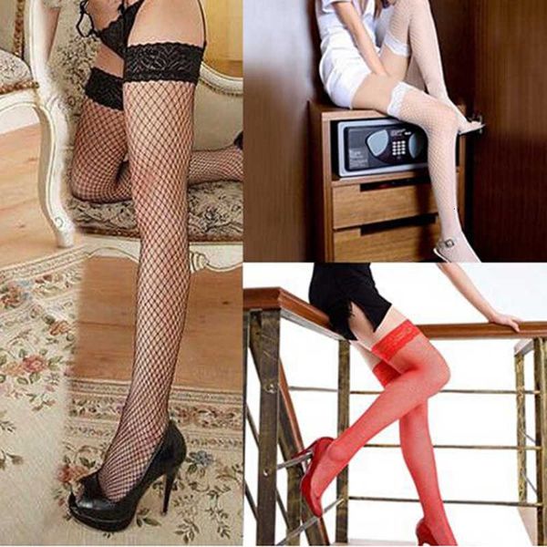 women's hosiery stay up thigh high ladies hollow mesh nets lace fishnet stockings pantyhose, Black;white
women's hosiery stay up thigh high ladies hollow mesh nets lace fishnet stockings pantyhose, Black;white