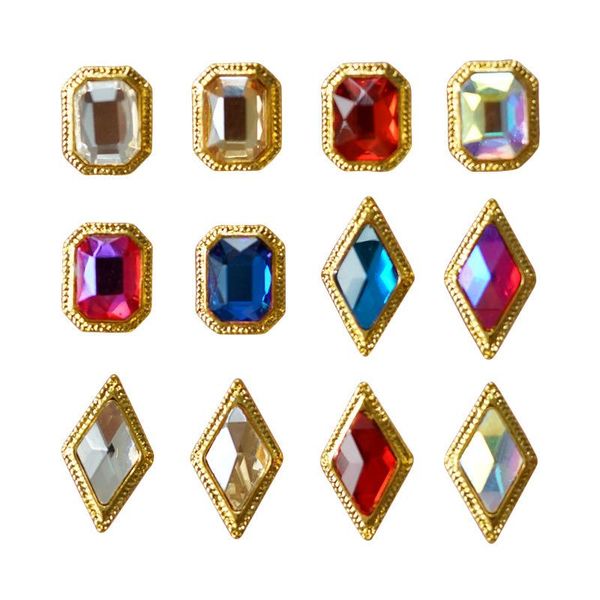 nail art decorations 10pcs 3d alloy rhinestone square rhombus crystal diamonds stone charm jewelry 2021 strass accessoires supplies top, Silver;gold
nail art decorations 10pcs 3d alloy rhinestone square rhombus crystal diamonds stone charm jewelry 2021 strass accessoires supplies top, Silver;gold