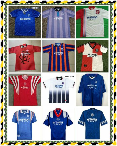 87 90 92 94 96 97 99 01 glasgow rangers retro soccer jerseys blue away white gascoigne laudrup soccer shirts mccoist football kits uniforms, Black;yellow
87 90 92 94 96 97 99 01 glasgow rangers retro soccer jerseys blue away white gascoigne laudrup soccer shirts mccoist football kits uniforms, Black;yellow