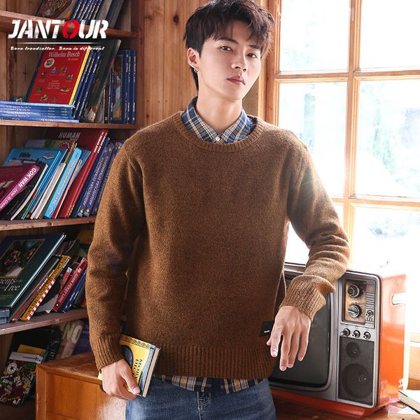 2020 new autumn winter man sweater pure color pullovers men brand clothing fashion warm brown sweaters loose men's top, White;black
2020 new autumn winter man sweater pure color pullovers men brand clothing fashion warm brown sweaters loose men's top, White;black
