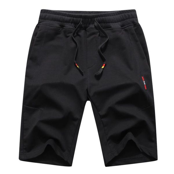 2020 summer shorts men sports running knee length shorts men's casual knit cropped short pants fashion male solid color hx318, White;black
2020 summer shorts men sports running knee length shorts men's casual knit cropped short pants fashion male solid color hx318, White;black