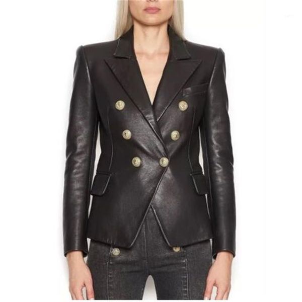 lo más nuevo de la calle barroca moda 2020 chaqueta de diseñador chaqueta mujer león botones metal cuero d1, Black;brown
lo más nuevo de la calle barroca moda 2020 chaqueta de diseñador chaqueta mujer león botones metal cuero d1, Black;brown