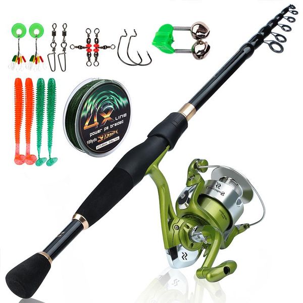 sougayilang 1.8-2.4m fishing rod set ultralight weight rod spinning reel with line lure hook accessories full kits
sougayilang 1.8-2.4m fishing rod set ultralight weight rod spinning reel with line lure hook accessories full kits