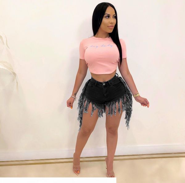 anjamanor high waisted tassel denim shorts women summer clothes 2020 street style fashion ripped jeans stretch d30-ai61 t200603, Blue
anjamanor high waisted tassel denim shorts women summer clothes 2020 street style fashion ripped jeans stretch d30-ai61 t200603, Blue