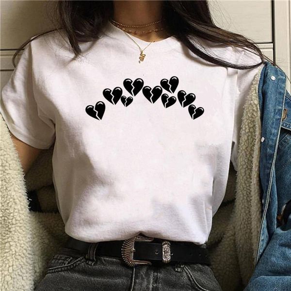 harajuku black heart женщины футболка свободные моды мультфильм женщины топы tee симпатичные распечатать женские рубашки tee смешные графиче, White
harajuku black heart женщины футболка свободные моды мультфильм женщины топы tee симпатичные распечатать женские рубашки tee смешные графиче, White