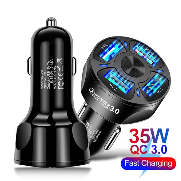 car usb charger 7a 48w 4 port quick charge qc 3.0 universal fast charging for iphone samsung car cigarette adapter
car usb charger 7a 48w 4 port quick charge qc 3.0 universal fast charging for iphone samsung car cigarette adapter
