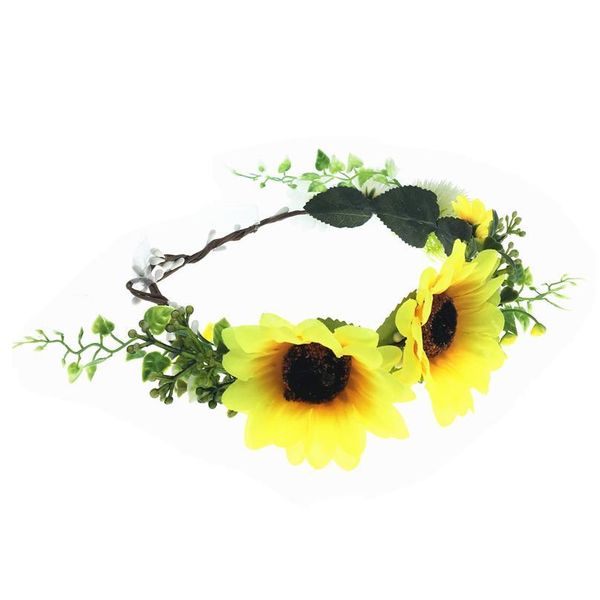 women wedding headwear hair accessories sun flower wreath crown festival headband hat decoration adjustable floral qylgod
women wedding headwear hair accessories sun flower wreath crown festival headband hat decoration adjustable floral qylgod