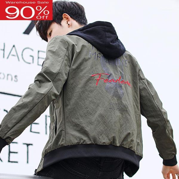 men jacket with a hood 2020 new arrival spring and autumn student slim male coat casual zipper teenager boy korean style j031, Black;brown
men jacket with a hood 2020 new arrival spring and autumn student slim male coat casual zipper teenager boy korean style j031, Black;brown