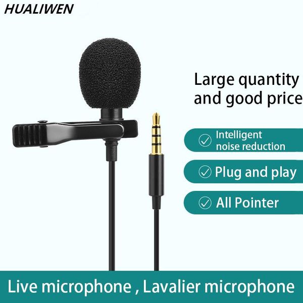 omnidirectional metal microphone 3.5mm tie clip microphone computer lapmobile phone mini audio
omnidirectional metal microphone 3.5mm tie clip microphone computer lapmobile phone mini audio