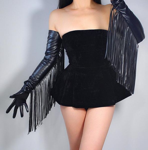 women' fashion slim faux pu leather tassel glove lady' club performance formal party touchscreen long glove 70cm r2397 201021, Blue;gray
women' fashion slim faux pu leather tassel glove lady' club performance formal party touchscreen long glove 70cm r2397 201021, Blue;gray
