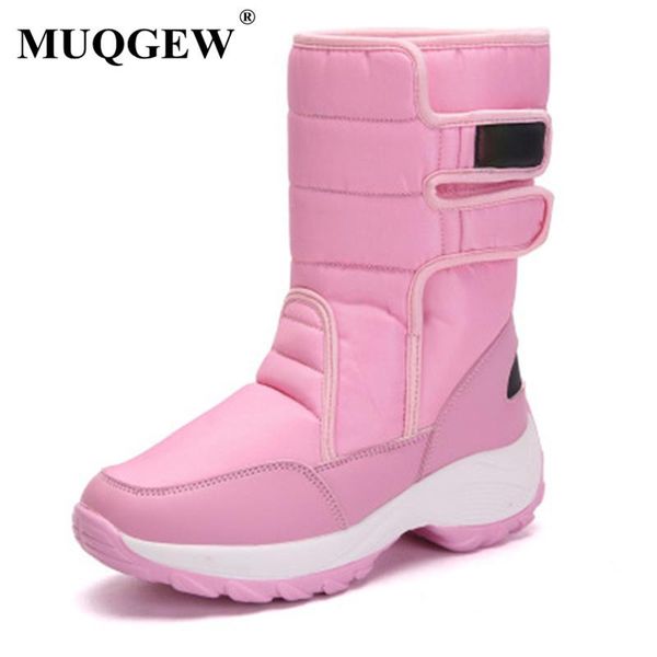 boots women winter comfortable mid-calf snow platform wedge thick plush warm booties female non-slip waterproof outdoor, Black
boots women winter comfortable mid-calf snow platform wedge thick plush warm booties female non-slip waterproof outdoor, Black