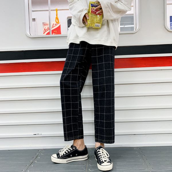 trousers 2021 men's spring/winter new pair long-legged chess in a straight line leg pants clothes f9i8, Black
trousers 2021 men's spring/winter new pair long-legged chess in a straight line leg pants clothes f9i8, Black