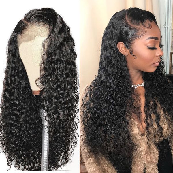 deep wave wigs 13x4 curly water wave lace front human hair wigs for black women glueless brazilian remy curly human hair wigs, Black;brown
deep wave wigs 13x4 curly water wave lace front human hair wigs for black women glueless brazilian remy curly human hair wigs, Black;brown