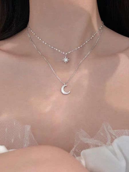 2020 new brand fashion sweety rectangle pendant long necklace for women's party gifts, Silver
2020 new brand fashion sweety rectangle pendant long necklace for women's party gifts, Silver
