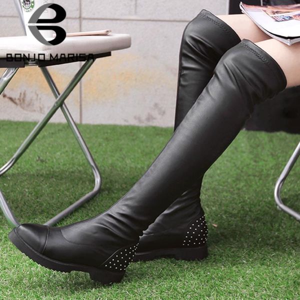 boots bonjomarisa big size 43 ladies round toe casual over the knee solid consise office women winter shoes woman1, Black
boots bonjomarisa big size 43 ladies round toe casual over the knee solid consise office women winter shoes woman1, Black