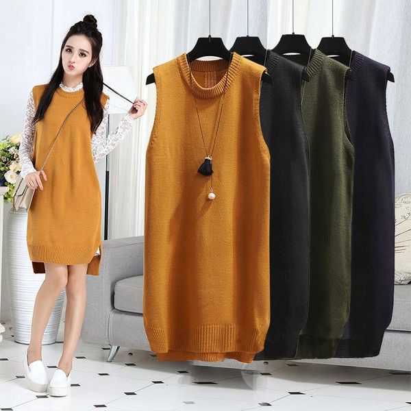 2021 women autumn winter 2020 fashion knitted dress lady casual long sweater waistcoat female loose elegent slim solid vest g281, Black;white
2021 women autumn winter 2020 fashion knitted dress lady casual long sweater waistcoat female loose elegent slim solid vest g281, Black;white
