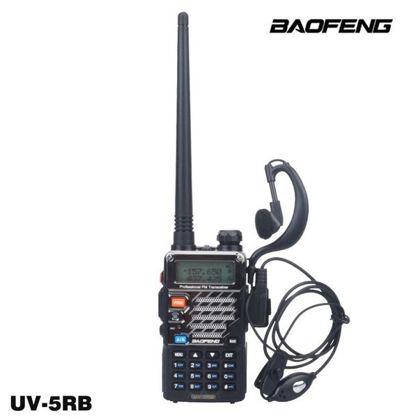 baofeng uv-5rb dual band walkie talkie vhf/uhf 136-174mhz 400-520mhz 128ch portable fm amateur ham two way radio with earphone
baofeng uv-5rb dual band walkie talkie vhf/uhf 136-174mhz 400-520mhz 128ch portable fm amateur ham two way radio with earphone
