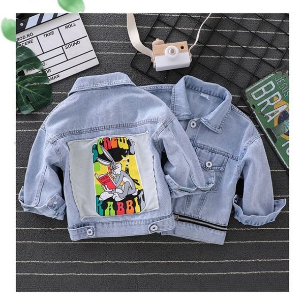 spring autumn boys denim jackets kids cartoon rabbit outerwear coats for boys clothes children jean jacket tz516 y200901, Blue;gray
spring autumn boys denim jackets kids cartoon rabbit outerwear coats for boys clothes children jean jacket tz516 y200901, Blue;gray