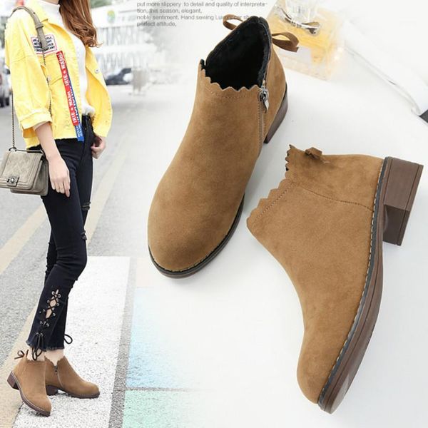 fashion ankle boots winter ankle boots pu leather women's work shoes round head straps women's shoes black female u23-891
fashion ankle boots winter ankle boots pu leather women's work shoes round head straps women's shoes black female u23-891