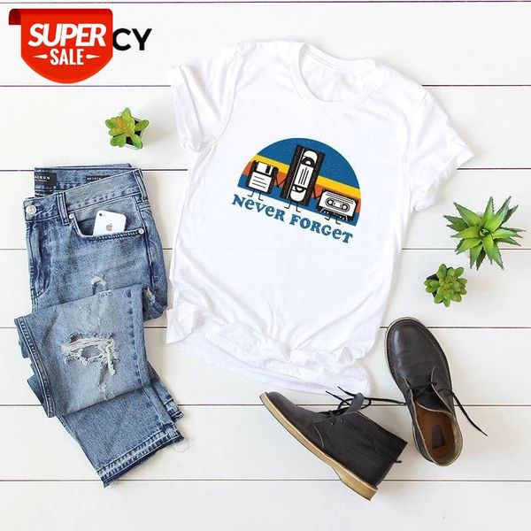 jfuncy summer loose tshirt women 100% cotton never forget cartoon audiotape casual o neck short sleeve plus size tee shirts #xa7q, White
jfuncy summer loose tshirt women 100% cotton never forget cartoon audiotape casual o neck short sleeve plus size tee shirts #xa7q, White