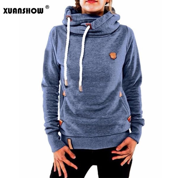 xuanshow female hoodies sweatshirts fashion winter thick women's long sleeve keep warm hooded coat casual plus size y200915, Black
xuanshow female hoodies sweatshirts fashion winter thick women's long sleeve keep warm hooded coat casual plus size y200915, Black