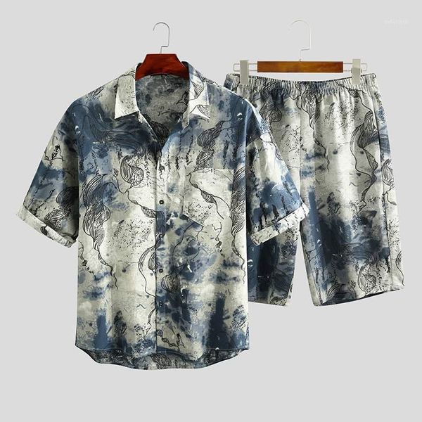 2020 fashion men sets half sleeve lapel shirt short elastic bottoms vintage pockets cotton men summer streetwear suits plus size1, Gray
2020 fashion men sets half sleeve lapel shirt short elastic bottoms vintage pockets cotton men summer streetwear suits plus size1, Gray