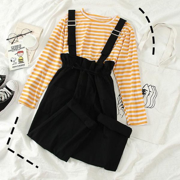 2020 plus size women ankle-length wide leg overalls suit loose striped t-shirt + casual solid fashion trousers 2 peice set q331, White
2020 plus size women ankle-length wide leg overalls suit loose striped t-shirt + casual solid fashion trousers 2 peice set q331, White