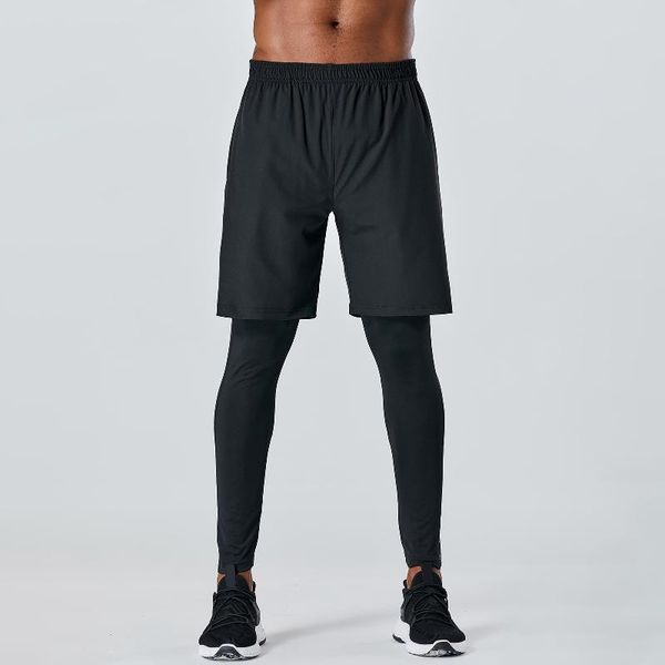 men fitness pants 2-in-1 elastic quick-dry pockets breathable running jogging tights workout athletic leggings, Black
men fitness pants 2-in-1 elastic quick-dry pockets breathable running jogging tights workout athletic leggings, Black