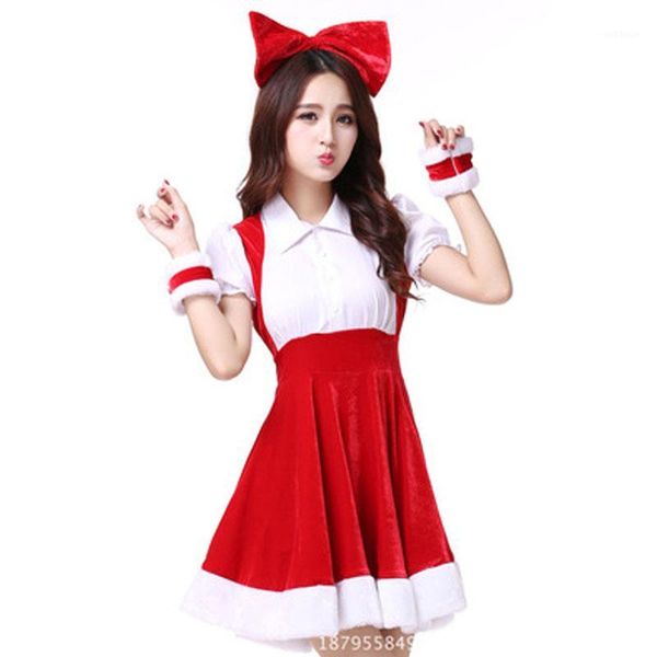 women christmas festival cosplay costumes female halloween uniform santa clause role playing costuem cute grirl dress1, Black;red
women christmas festival cosplay costumes female halloween uniform santa clause role playing costuem cute grirl dress1, Black;red