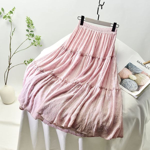 2021 new summer a-line stretch high waist women boho white long skirt with lining jupe femme saia a1r6, Black
2021 new summer a-line stretch high waist women boho white long skirt with lining jupe femme saia a1r6, Black