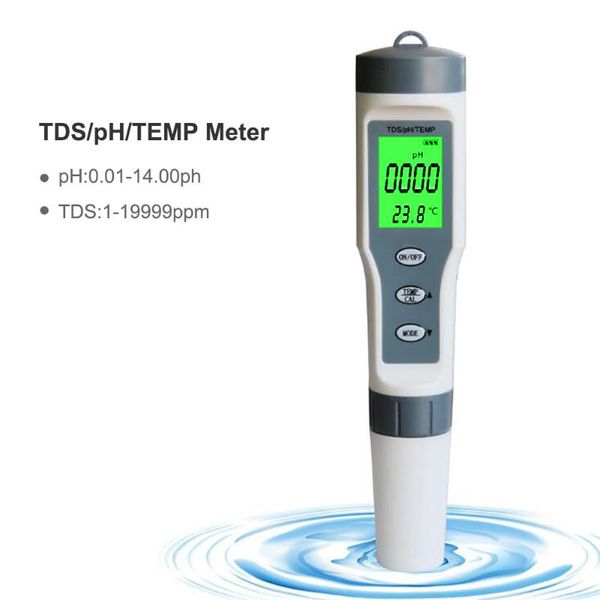 3 in 1 water quality test pen high precision tds/ph/temp 0-14 ph measurement range for swimming pool home detection whsh
3 in 1 water quality test pen high precision tds/ph/temp 0-14 ph measurement range for swimming pool home detection whsh